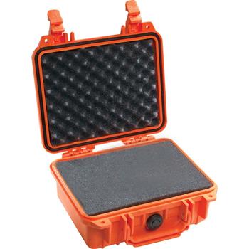 Orange Pelican 1200 Case with Foam