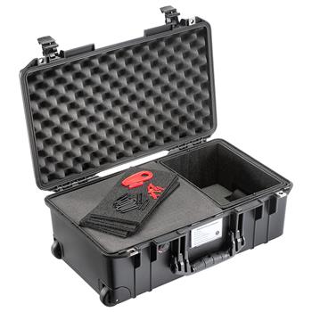 Black Pelican™ 1535 Air Case with Foam and TrekPak Divider System