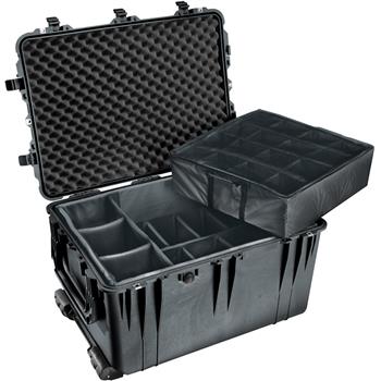 Black Pelican 1660 Case with Padded Dividers