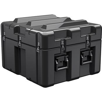 Black Pelican AL2624-1205 Single Lid Cube Case - No Foam with Casters