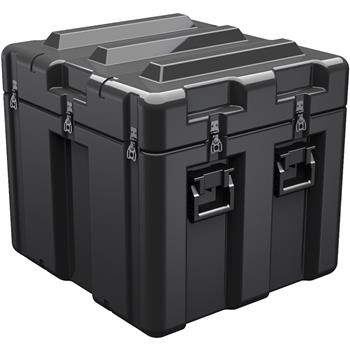 Black Pelican AL2624-1805 Single Lid Cube Case with Foam and Casters