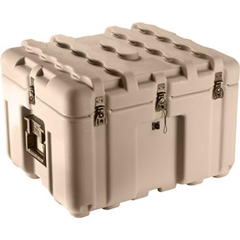 Tan Pelican IS2117-1103 Inter-Stacking Pattern Case with Foam