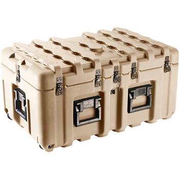 Tan Pelican IS2917-1103 Inter-Stacking Pattern Case with Foam