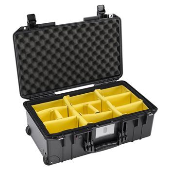 Black Pelican™ 1535 Air Case with padded dividers