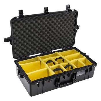 Black Pelican™ 1605 Air case with padded dividers