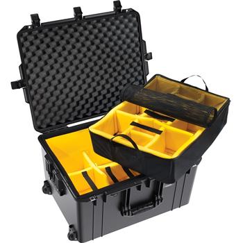 Black Pelican 1637 Air Case with padded dividers
