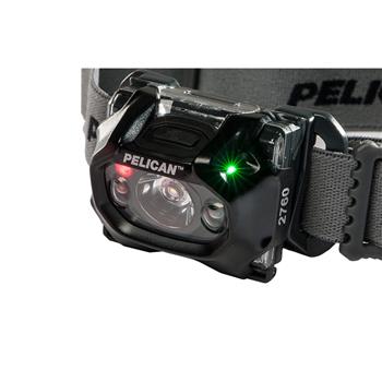 Pelican™ 2760 Headlamp with a full time battery status indicator