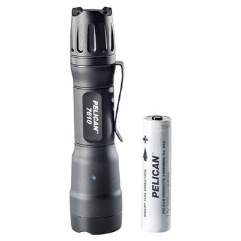 Pelican™ 7610 Flashlight comes with an AA alkaline battery
