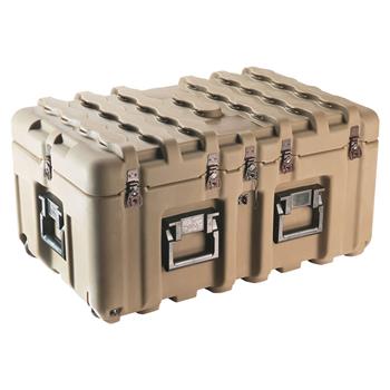 Tan Pelican IS2917-1103 Inter-Stacking Pattern Case without Foam