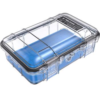 Pelican M50 Micro Case - Clear with Blue Liner