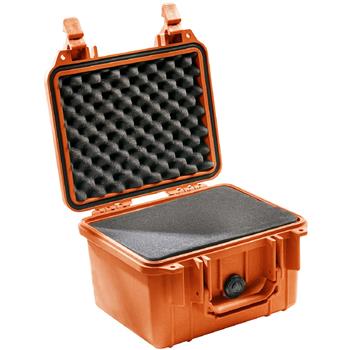 Orange Pelican 1300 Case with Foam